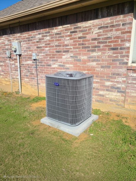 Comfort Conditioning Backyard Setup Image of an air conditioning unit in a backyard setting, featuring Comfort Conditioning and highlighting their backyard AC setup solutions.