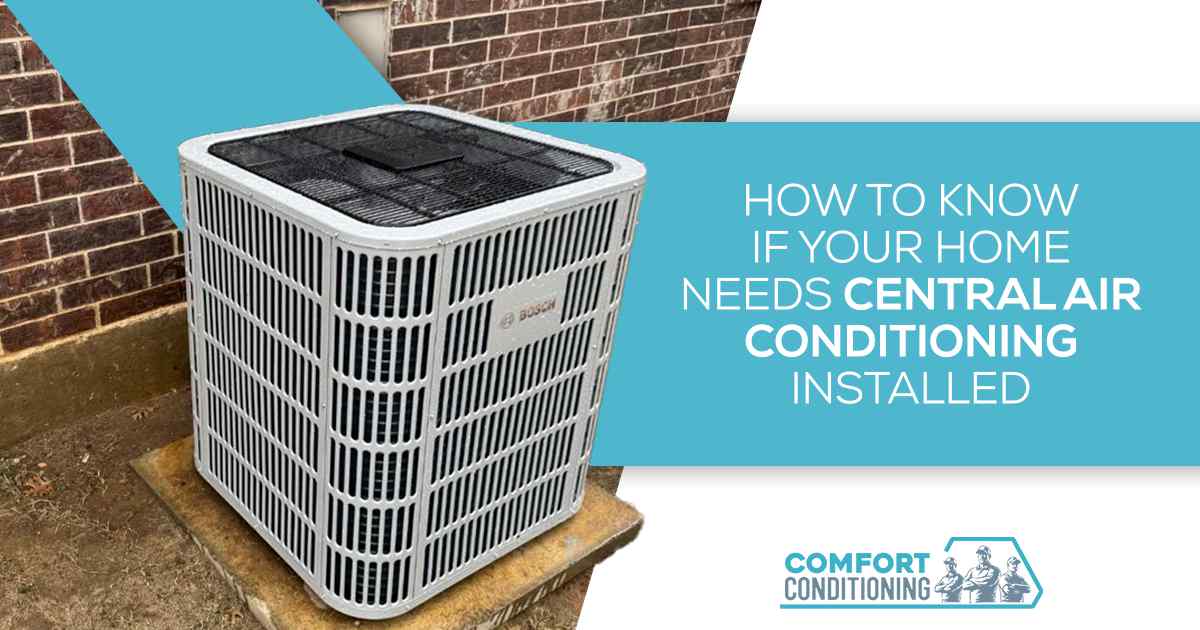 Outdoor central air conditioning unit installed beside a home, representing a residential cooling system.